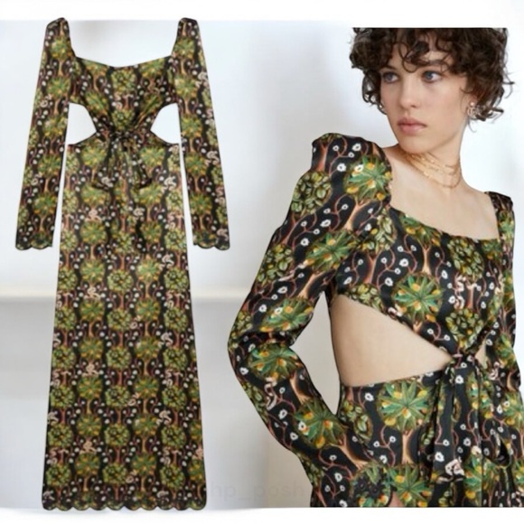 Gucci Vault X Agua Bendita | Silenzio Midi dress | NWT S - Picture 1 of 17